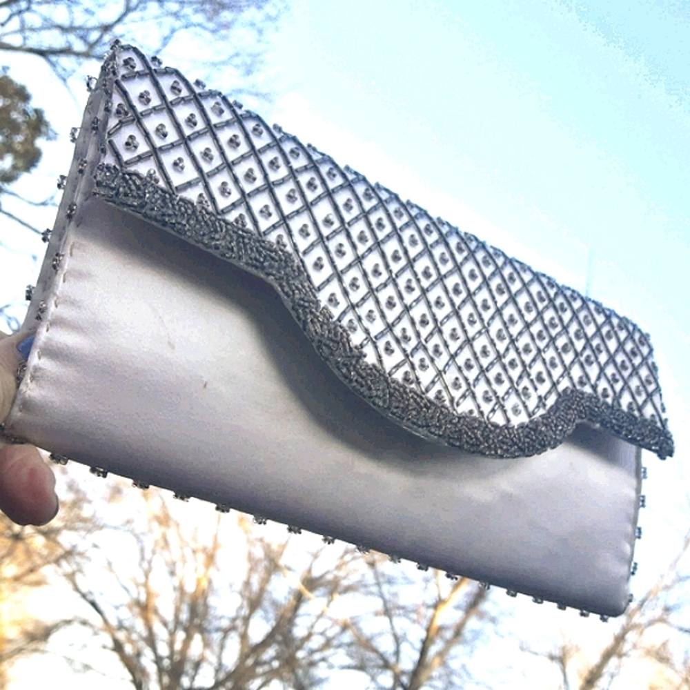 Vintage Beaded Clutch Purse Handmade Mini Bags